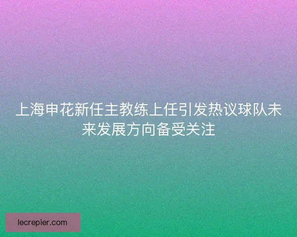 上海申花新任主教练上任引发热议球队未来发展方向备受关注